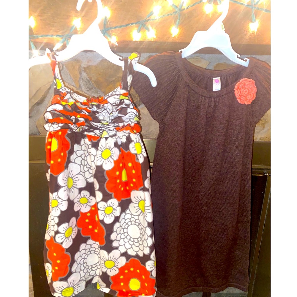 Carter's floral and Cherokee light sweater dress